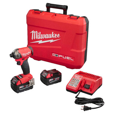 Click here to see Milwaukee 2760-22 Milwaukee 2760-22 M18 Fuel Surge 1/4-inch Hex Hydraulic Driver Kit