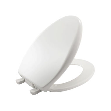 Click here to see Bemis 1200E3NL-000 Bemis 1200E3NL-000 White Affinity Elongated Plastic Toilet Seat