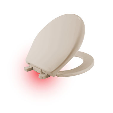 Click here to see Bemis 200E3NL-146 Bemis Affinity Round Plastic Toilet Seat - Almond (200E3NL-146)