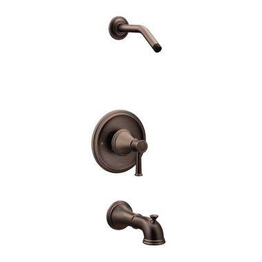 Click here to see Moen T3313NHORB Moen T3313NHORB Oil-Rubbed Bronze Belfield Tub/Shower Trim - Less Head