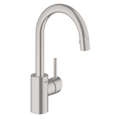 Click here to see Grohe 31479DC0 Grohe 31479DC0 Super Steel Infinity 1-Handle Kitchen Faucet