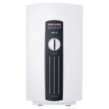 Click here to see Stiebel Eltron DHC-E 12 Stiebel Eltron Tankless Electric Water Heater with Advanced Microprocessor Control, 240 V, 2.0 GPM - DHC-E 12 (230628)