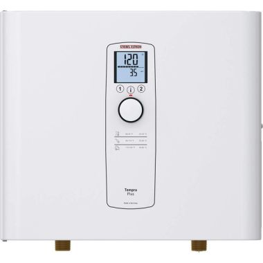 Click here to see Stiebel Eltron Tempra 15 Plus Stiebel Eltron Tankless Electric Water Heater with Advanced Flow Control, Temperature Control, Whole House, 14kW, 240V - Tempra 15 Plus (224197)