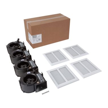 Click here to see Broan A80HDF BROAN-NUTONE A80HDF 80 CFM, 2.0 SONES, METAL GRILLE, FINISH PACK