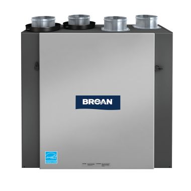 Click here to see Broan ERV140TE Broan-Nutone ERV140TE  Energy Recovery Ventilator, 140 CFM Max, Top Ports