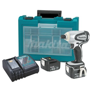 Click here to see Makita BTD130FW Makita 14.4V LXT Lithium-Ion Cordless Impact Driver Kit - BTD130FW