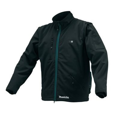 Click here to see Makita CJ102DZM Makita 12V Max CXT Medium Black Lithium-Ion Cordless Heated Jacket - CJ102DZM