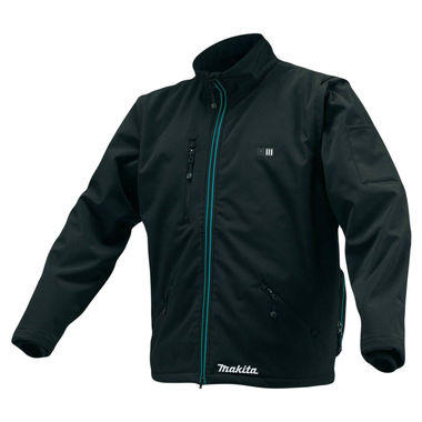 Click here to see Makita CJ102DZXL Makita 12V Max CXT Large Black Lithium-Ion Cordless Heated Jacket - CJ102DZXL