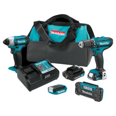 Click here to see Makita CT226 Makita 12V max CXT Lithium-Ion Cordless 2-Pc. Combo Kit (1.5Ah) - CT226