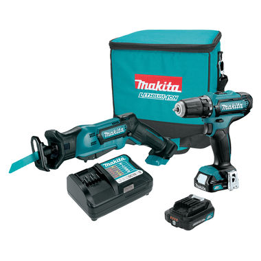 Click here to see Makita CT229R Makita 2-Piece 2.0Ah 12V CXT Lithium-Ion Cordless Combo Kit - CT229R