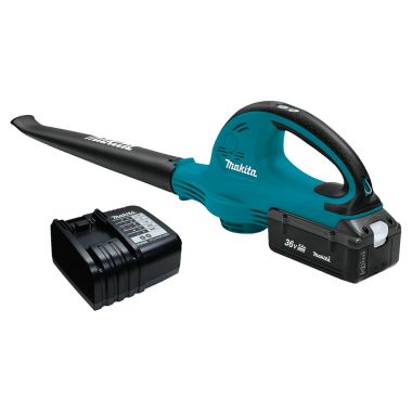 Click here to see Makita UB360DWB Makita 36V Lithium-Ion Cordless Variable 2-Speed Blower Kit with Battery and ENERGY STAR Qualified Charger  - UB360DWB