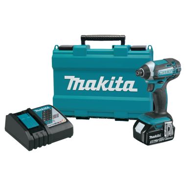 Click here to see Makita XDT111 Makita 18V LXT Lithium-Ion Cordless Impact Driver Kit with 3.0Ah Battery, Rapid Optimum Charger, and Tool Case - XDT111