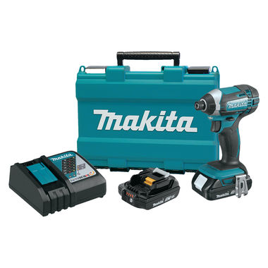 Click here to see Makita XDT11R Makita 18V LXT Lithium-Ion Compact Cordless Impact Driver Kit (2.0Ah) - XDT11R