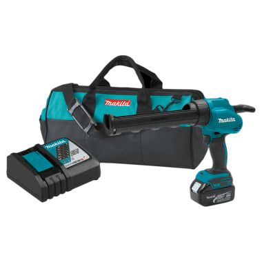 Click here to see Makita XGC011 Makita 18V LXT Lithium-Ion Cordless 10 oz. Caulk and Adhesive Gun Kit with Battery, Charger, and Tool Bag - XGC011