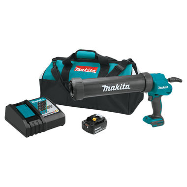 Click here to see Makita XGC01M1C Makita 18V LXT Lithium-Ion Cordless 29 oz. Caulk and Adhesive Gun Kit with Battery, Charger, and Tool Bag - XGC01M1C