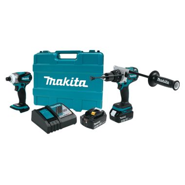 Click here to see Makita XT252TB Makita 18V LXT Lithium-Ion Brushless Cordless 2-Pc Combo Kit (5.0Ah) - XT252TB 