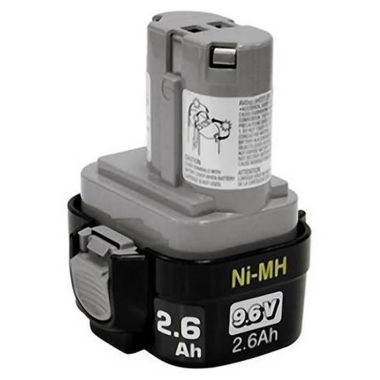 Click here to see Makita 193156-7 Makita 9.6V Ni-MH 2.6Ah Battery 9134, Pod Style - 193156-7