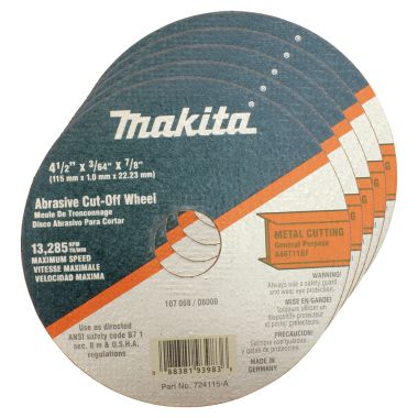 Click here to see Makita 724115-A-25 Makita 25-Pack 4-1/2