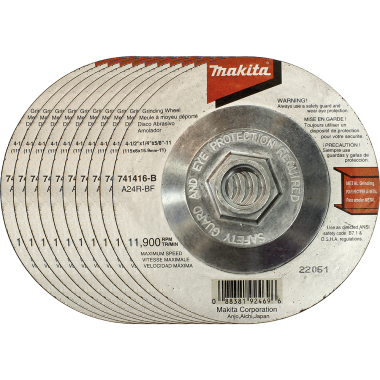 Click here to see Makita 741416-B-10 Makita 10-Pack 4-1/2