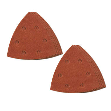 Click here to see Makita A-95750 Makita 10-Pack 150-Grit Oscillating Multi‑Tool Sandpaper  - A-95750 