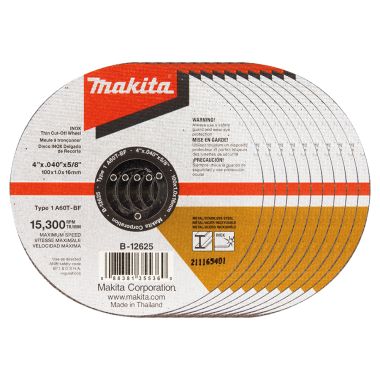 Click here to see Makita B-12625-10 Makita 10-Pack 10 4