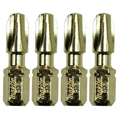 Click here to see Makita B-34964 Makita B-34964 Impact GOLD #3 Phillips Insert Bit, 4/pk