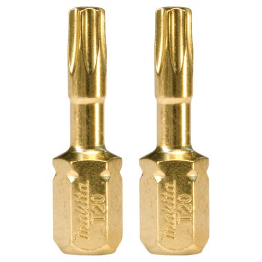 Click here to see Makita B-44666 Makita 2-Pack Impact GOLD #20 Torx Insert Bit, 1/4