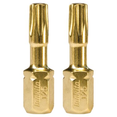 Click here to see Makita B-44672 Makita 2-Pack Impact GOLD #25 Torx Insert Bit, 1/4