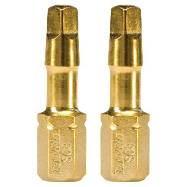 Click here to see Makita B-44725 Makita 2-Pack Impact GOLD #3 Square Insert Bit fir Impact Drivers - B-44725