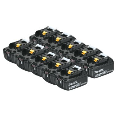 Click here to see Makita BL1830B-10 Makita 10-Pack 18V LXT Lithium‑Ion 3.0Ah Battery - BL1830B-10