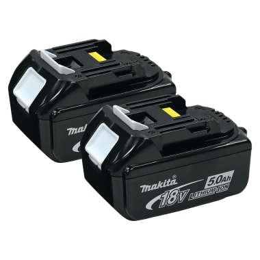 Click here to see Makita BL1850-2 Makita 2-Pack 18V LXT Lithium‑Ion 5.0Ah Battery - BL1850-2