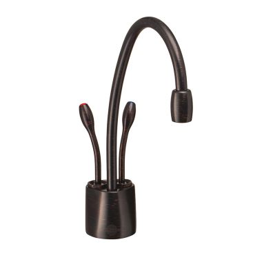 Click here to see Insinkerator F-HC1100CRB InSinkErator Indulge Contemporary Instant Hot/Cold Beverage Faucet, Classic Oil Rubbed Bronze - F-HC1100CRB