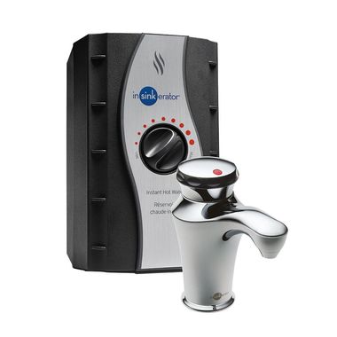 Click here to see Insinkerator H-CONTOUR-SS InSinkErator Invite Contour Instant Hot Water Faucet, Chrome - H-CONTOUR-SS