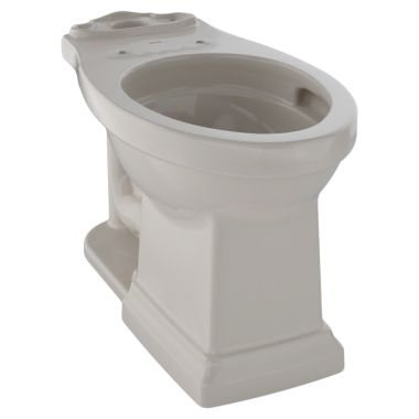 Click here to see Toto C404CUFG#03 TOTO Promenade II Universal Height Toilet Bowl with CeFiONtect, Bone - C404CUFG#03