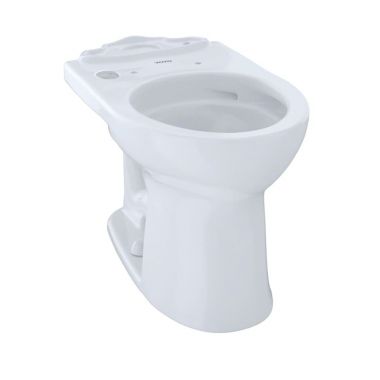 Click here to see Toto C454CUFGT20#01 Toto Drake II Elongated Toilet Bowl Only, Cotton White - C454CUFGT20#01