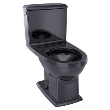 Click here to see Toto CST494CEMF#51 TOTO Connelly Two-Piece Elongated Dual-Max, Dual Flush 1.28 and 0.9 GPF Universal Height Toilet, Ebony - CST494CEMF#51