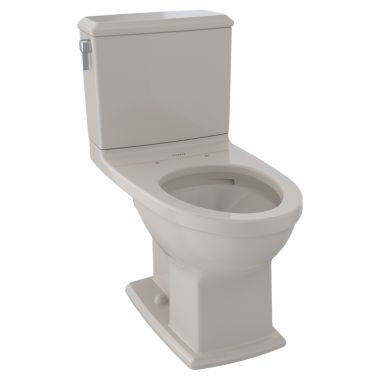 Click here to see Toto CST494CEMFG#03 TOTO Connelly Two-Piece Elongated Dual-Max, Dual Flush 1.28 and 0.9 GPF Universal Height Toilet with CeFiONtect, Bone - CST494CEMFG#03