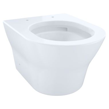 Click here to see Toto CT437FG#01 Toto MH Wall-Hung D-Shape Toilet Bowl Only, Cotton White - CT437FG#01