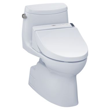 Click here to see Toto MW6142044CEFG#01 TOTO MW6142044CEFG#01 WASHLET+ Carlyle II One-Piece Toilet w/ C200 - Cotton White, Elongated