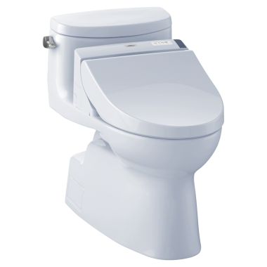 Click here to see Toto MW6442044CEFG#01 TOTO MW6442044CEFG#01 Carolina II WASHLET+ One-Piece Toilet w/ C200 - Cotton White, Elongated