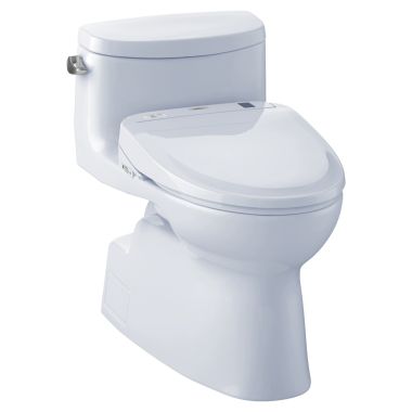 Click here to see Toto MW644574CEFG#01 TOTO MW644574CEFG#01 Carolina II WASHLET+ One-Piece Toilet w/ S300e - Cotton White, Elongated