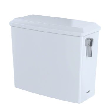 Click here to see Toto ST494MR#01 TOTO Connelly Dual-Max, Dual Flush 1.28 and 0.9 GPF Toilet Tank with Right-Hand Trip Lever, Cotton White - ST494MR#01