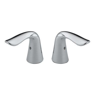 Click here to see Delta H238 Delta Lahara Chrome Metal Lever Handle Set for 3538-MPU-DST Two-Handle Widespread Bathroom Faucet, ADA - H238