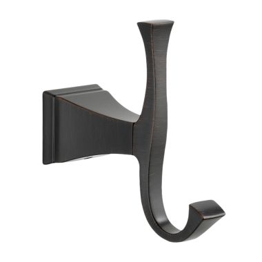 Click here to see Delta 75135-RB Delta Dryden Double Robe Hook, Venetian Bronze - 75135-RB