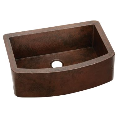Click here to see Elkay ECUFS2915ACH Elkay ECUFS2915ACH Single Bowl Copper Skirted Kitchen Sink