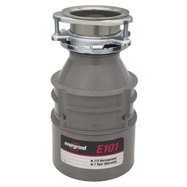 Click here to see Insinkerator E101 InSinkErator Evergrind 1/3 HP Garbage Disposal - Cord Not Included -  InSinkErator E101