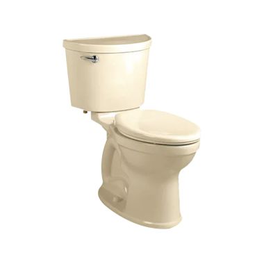 Click here to see American Standard 211AA.004.021 American Standard Champion PRO Two-Piece Toilet, Less Seat, Elongated, Right Height, 1.6 GPF, Left Hand Trip Lever, Bone - 211AA.004.021