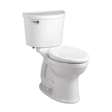 Click here to see American Standard 211AA.004.222 American Standard Champion PRO Two-Piece Toilet, Less Seat, Elongated, Right Height, 1.6 GPF, Left Hand Trip Lever, Linen - 211AA.004.222