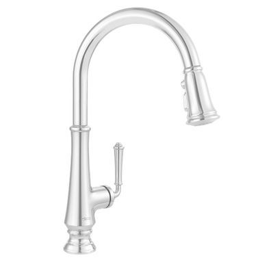 Click here to see American Standard 4279.300.002 American Standard Delancey Single-Handle Pull-Down Kitchen Faucet, Chrome - 4279.300.002