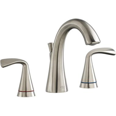 Click here to see American Standard 7186.211.295 American Standard 7186.211.295 Fluent Two-Handle Widespread Bathroom Faucet, Brushed Nickel